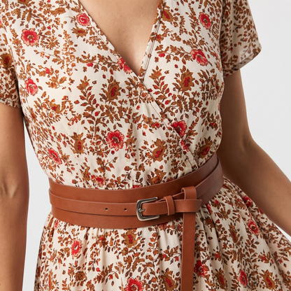 Cecília | Paisley Print Flowing Maxi Dress with V-Neck