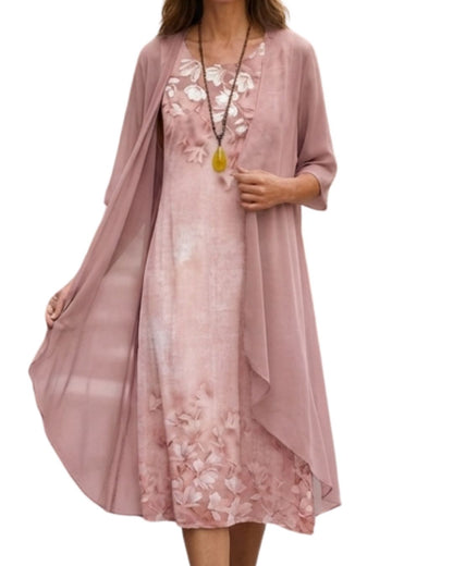 Set Elegant 2 Piese – Cardigan & Rochie