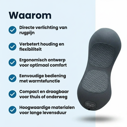 Verlicht rugpijn in minuten – zonder dure massages of fysio