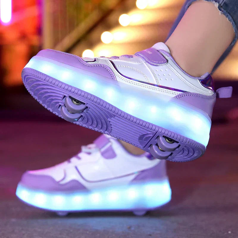 LED Rollschuhe für Kinder – Verstellbar, Leuchtend & Komfortabel