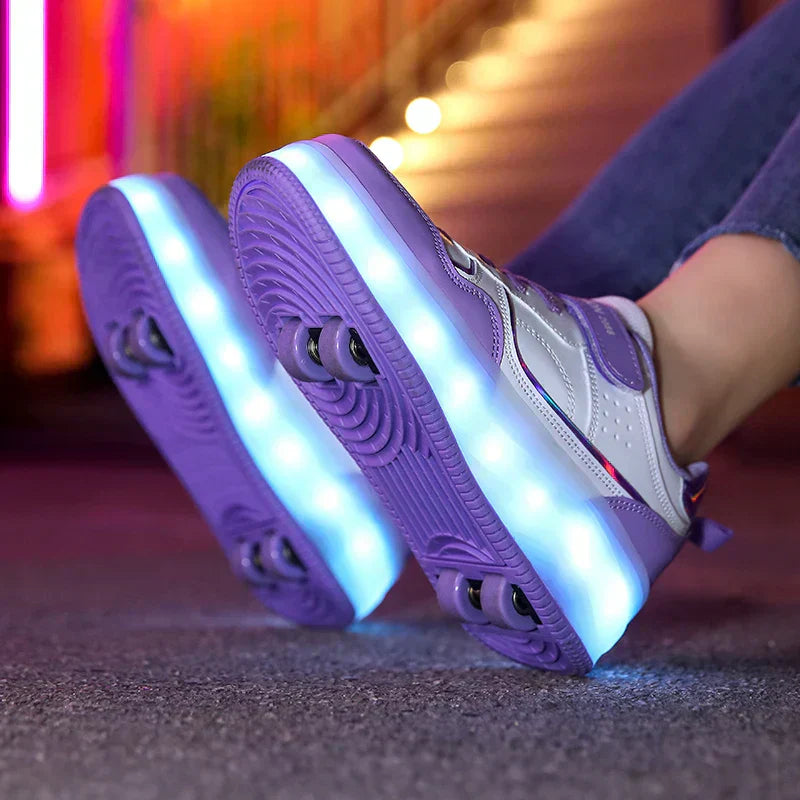 LED Rollschuhe für Kinder – Verstellbar, Leuchtend & Komfortabel