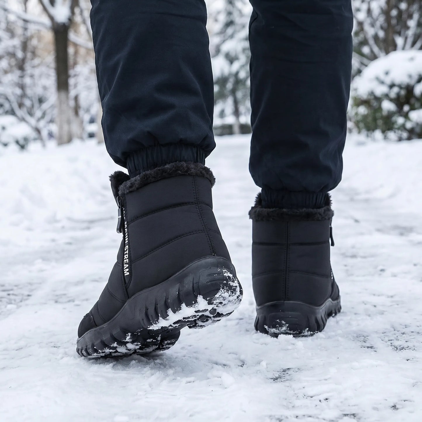 Frostrek - Water-Repellent Ankle Snow Boot  Cold Weather Walking