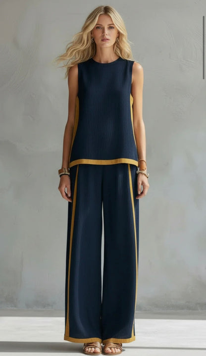 Dornika | Linen Sleeveless Co-ord Set