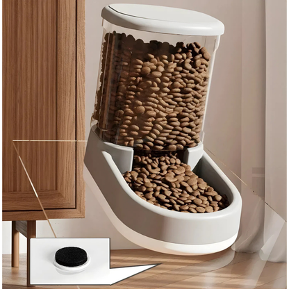 Futterspender | Automatischer Futterspender Set | Wasser & Trockenfutter | Pawfill