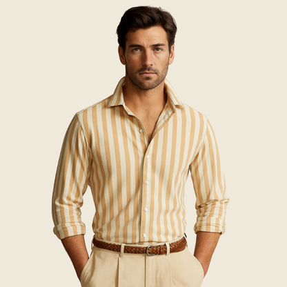 Vittorio Striped Linen Shirt