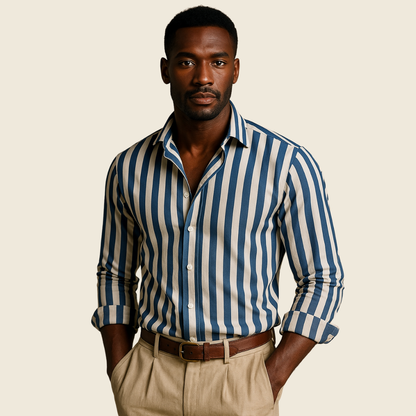 Vittorio Striped Linen Shirt