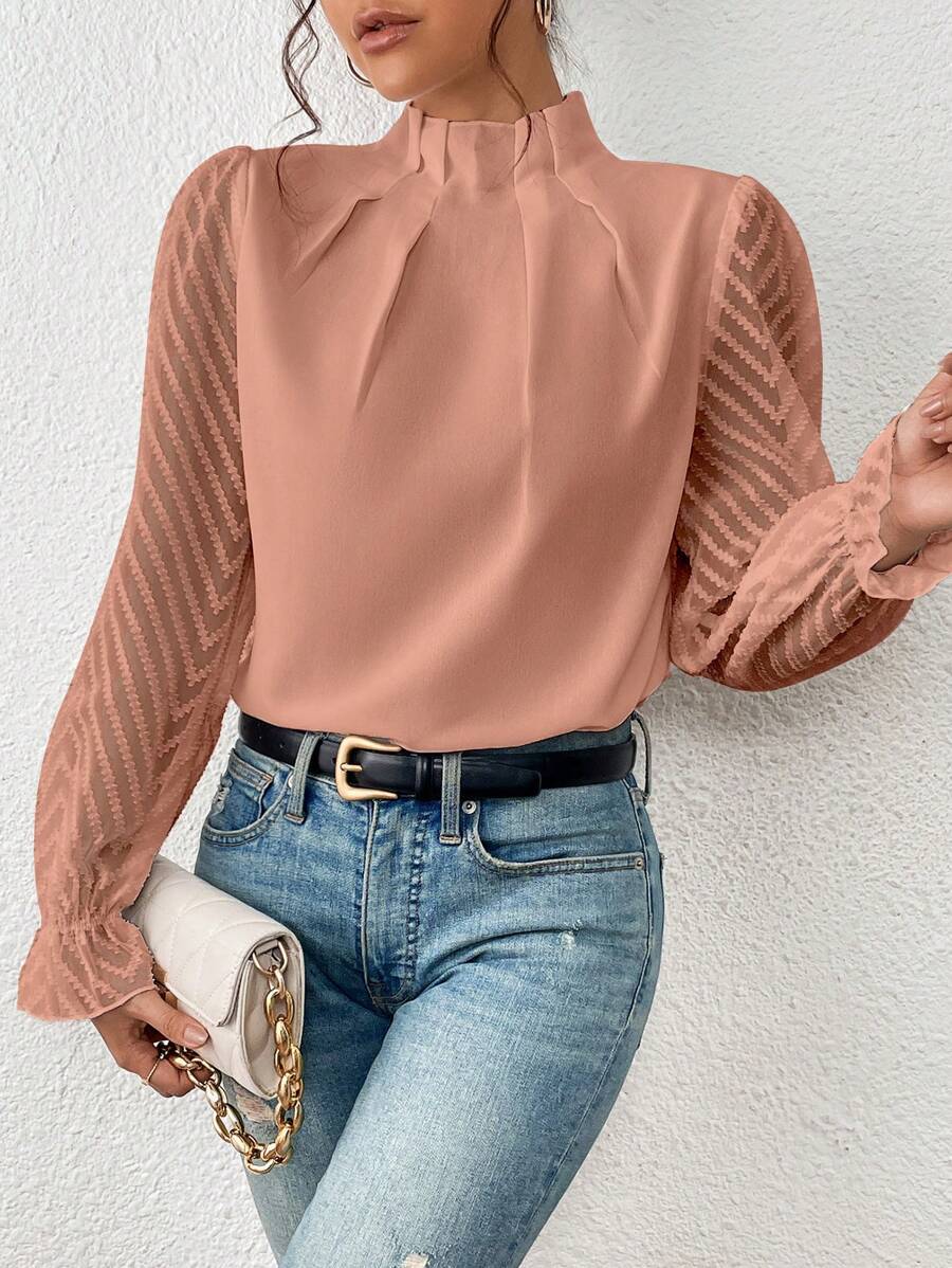 GEORGIA | Legere Rollkragenbluse 7