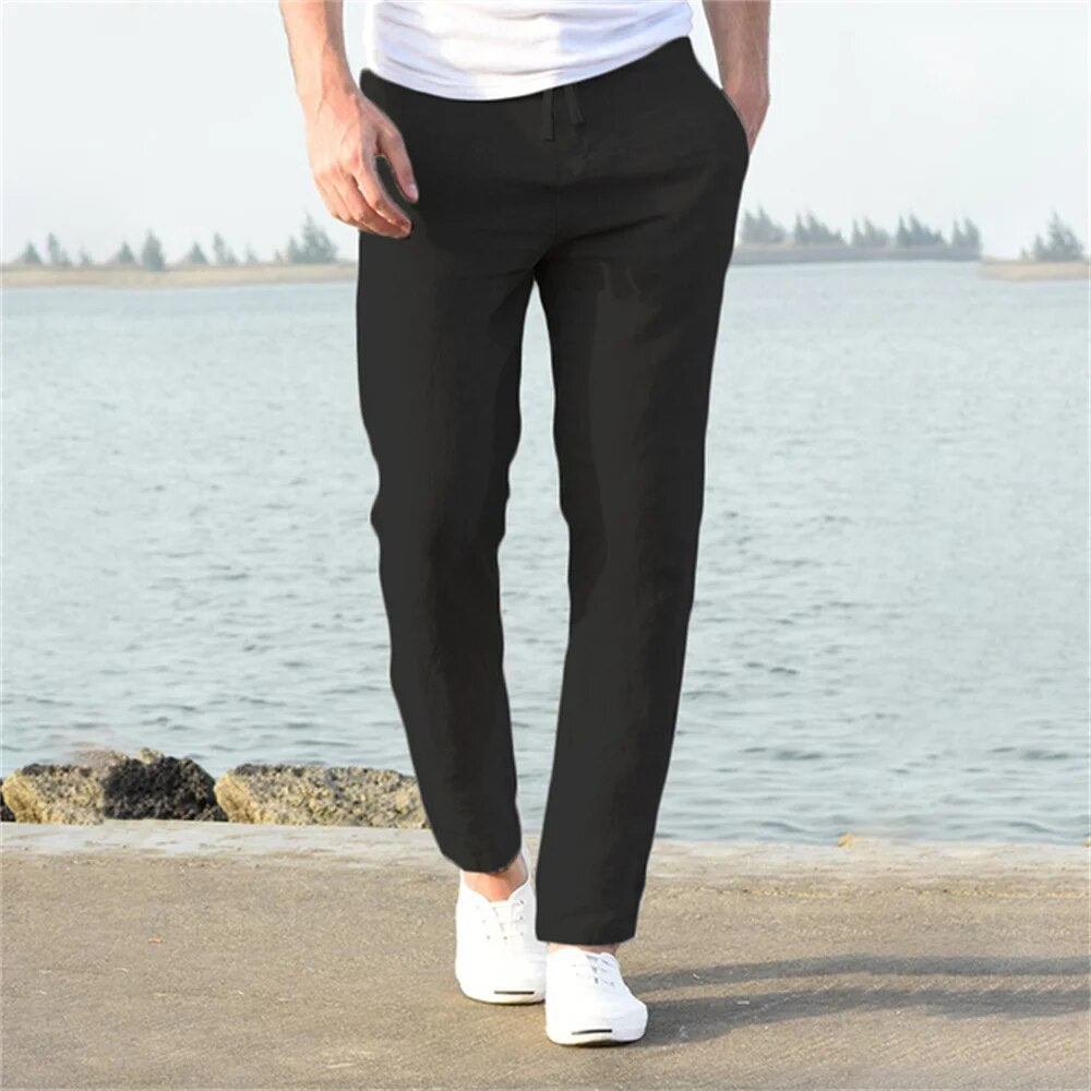 Made Gents | Casual Linnen Heren Broek | 50% Korting!