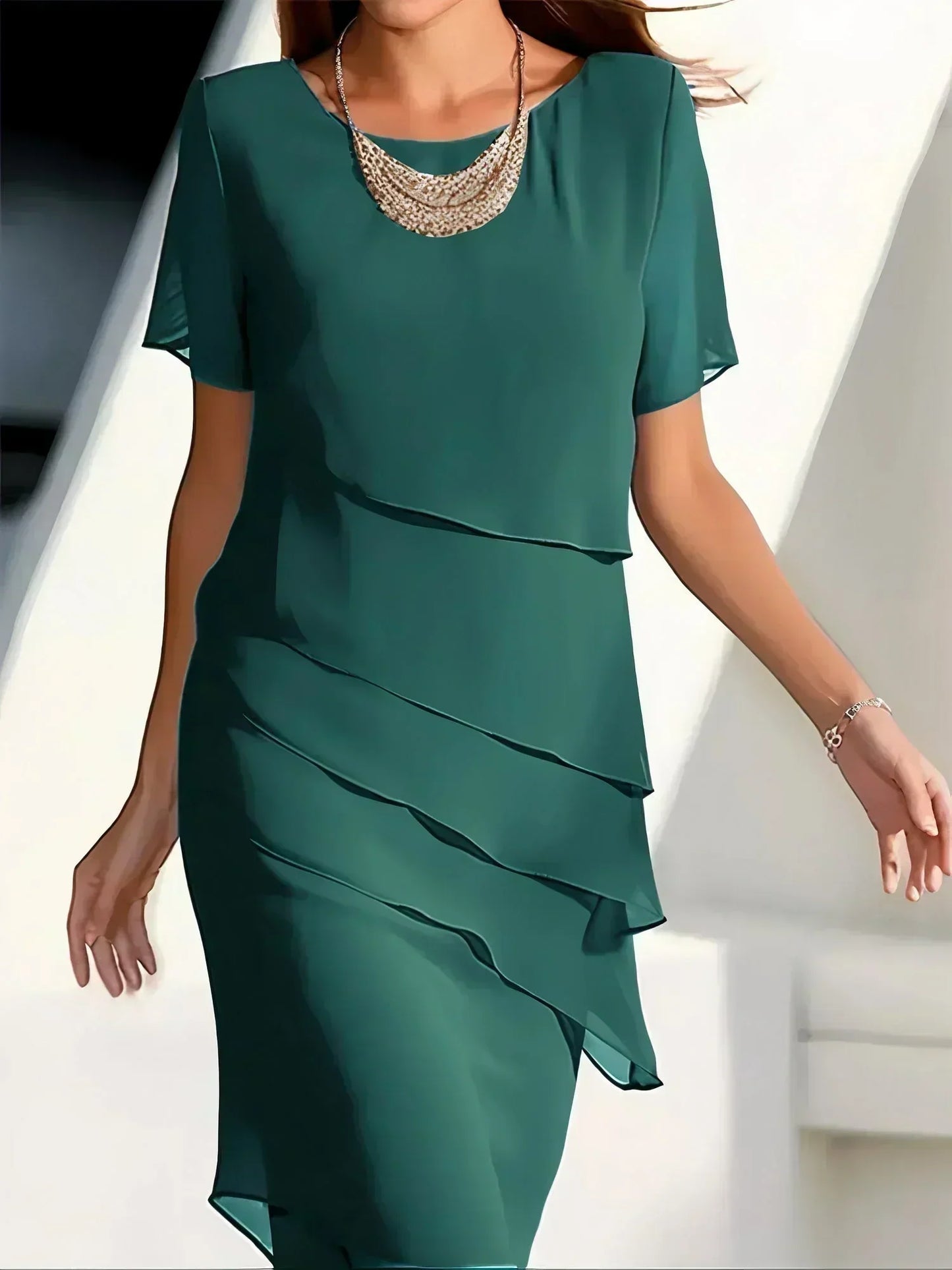Mireya™ Layered Midi Dress