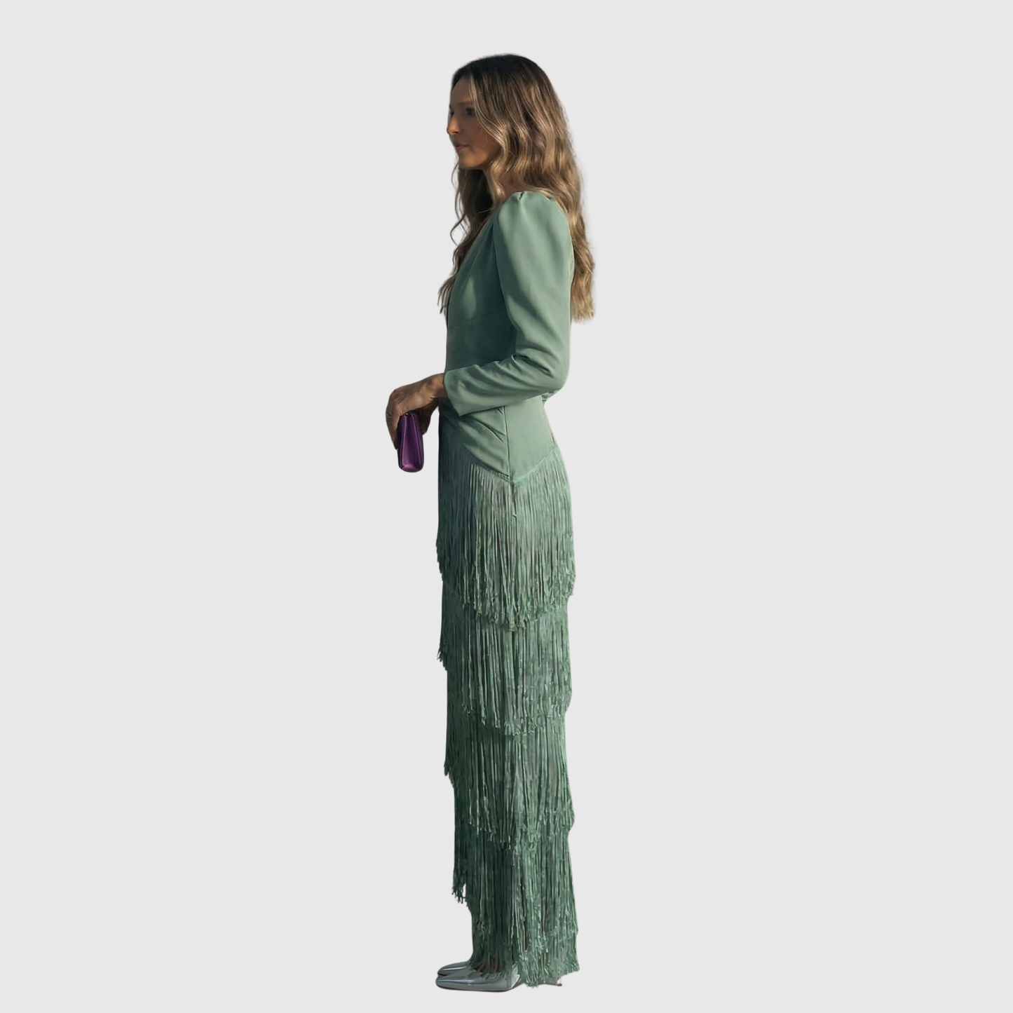 Gabriella - Elegáns Rojtos Maxi Ruha