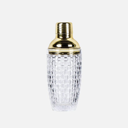 Gatsby Cocktailshaker Aus Glas Und Edelstahl – Stilvolles Mixen Für Elegante Abende 0