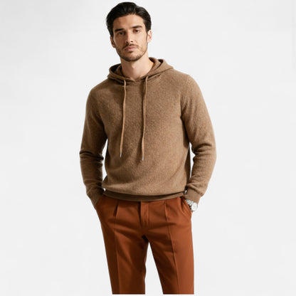Sweat à capuche 100% cachemire pour homme