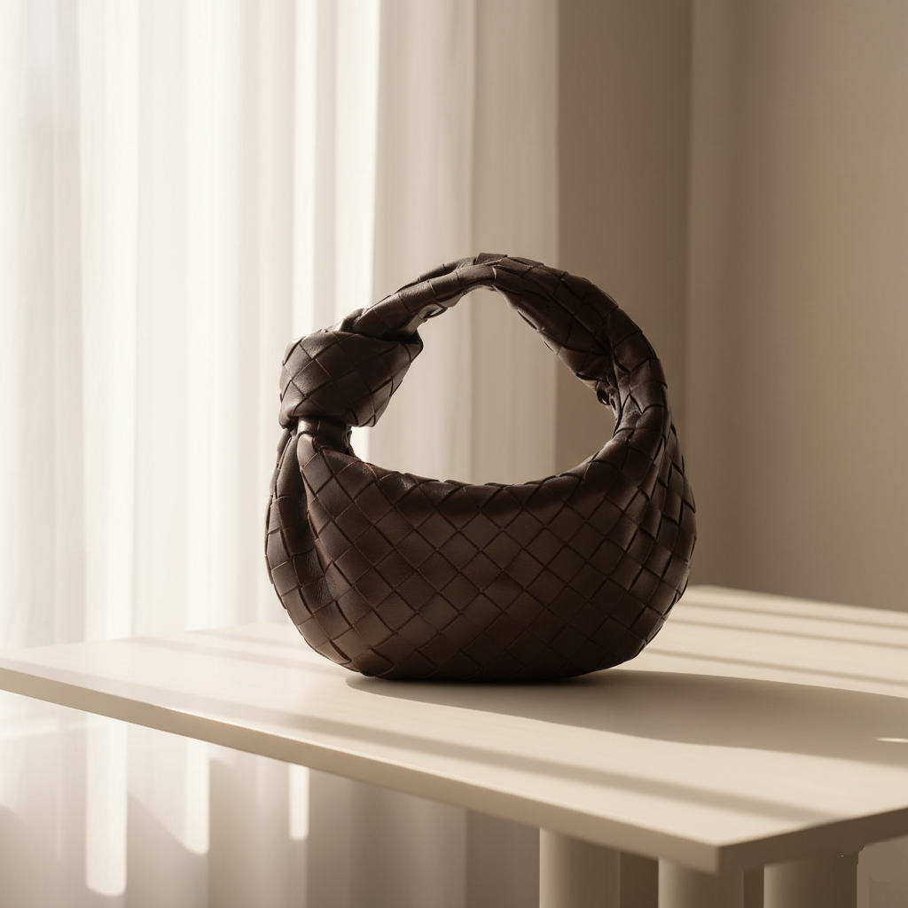 Anaïs - Die Mini Tote Tasche, das unverzichtbare Accessoire des Frühlings | Trendige geflochtene Tasche mit strukturiertem Knoten, leicht und das ultimative Accessoire
