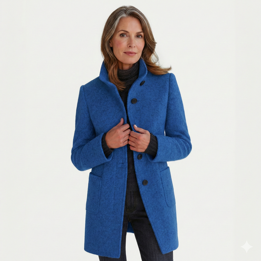 Jessa - Mid-Length Button Coat
