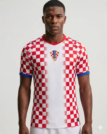 Men’s Croatia Football Shirt Away World Cup Style Breathable Quick Dry Stadium Inspired Fan Jersey