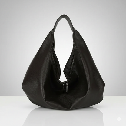 Große weiche Ledertasche für Damen mit Schulterriemen