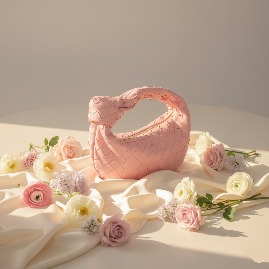 Anaïs - Die Mini Tote Tasche, das unverzichtbare Accessoire des Frühlings | Trendige geflochtene Tasche mit strukturiertem Knoten, leicht und das ultimative Accessoire