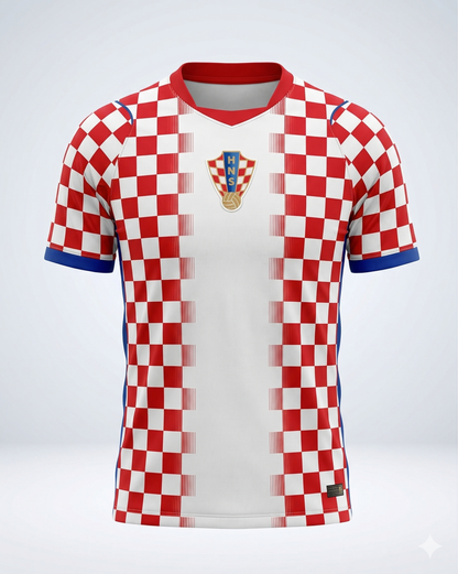 Men’s Croatia Football Shirt Away World Cup Style Breathable Quick Dry Stadium Inspired Fan Jersey