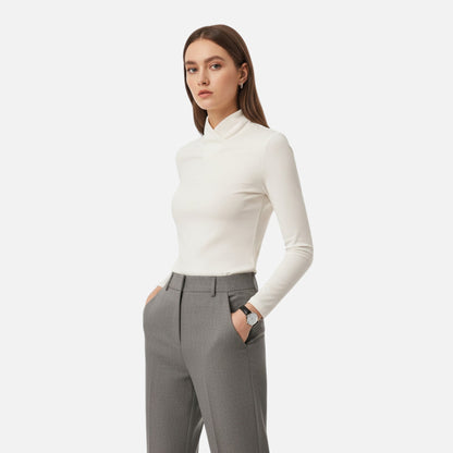 Valmonti | Women’s Criss-Cross Neck Blouse