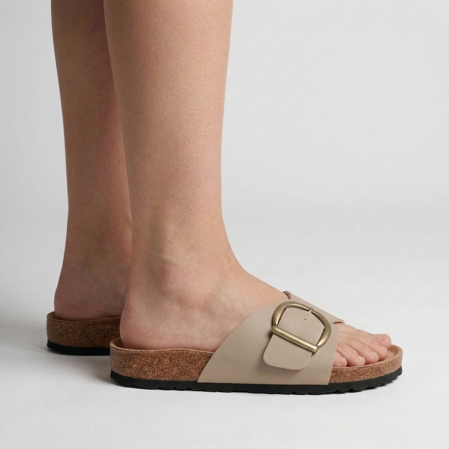 Sandali donna con fibbia regolabile ciabatte estive comfort suola anatomica