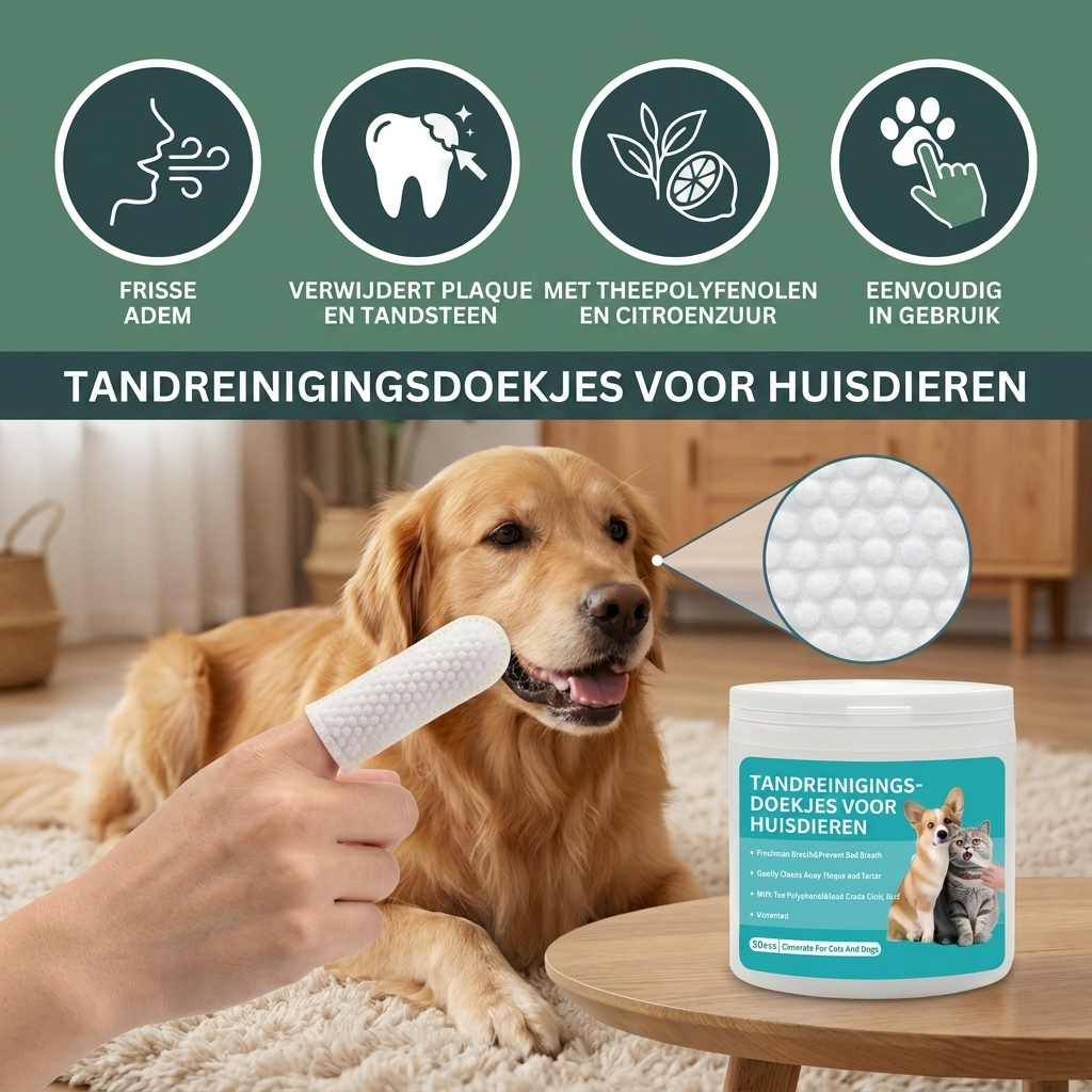 DentoWipe Schone tanden zonder gedoe met een borstel.