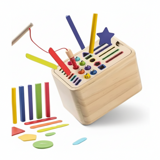 ColorSort – Houten Multifunctioneel Sorteerspeelgoed