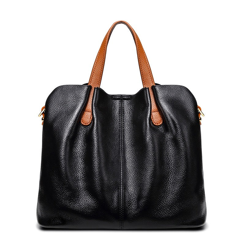 Velune Paris | Sacs à main en cuir véritable en cuir de vache de première couche grain litchi pour femmes