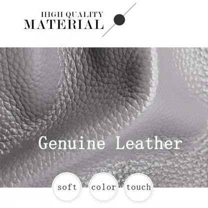 Alana | Genuine Leather Handbags Head Layer Cowhide Litchi Grain Women Handbag