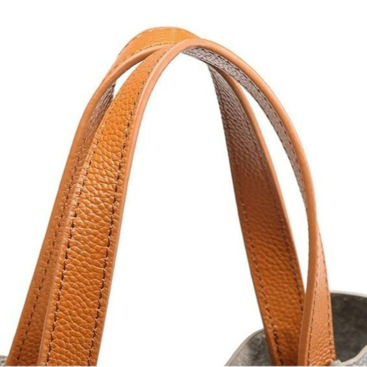 Velune Paris | Sacs à main en cuir véritable en cuir de vache de première couche grain litchi pour femmes