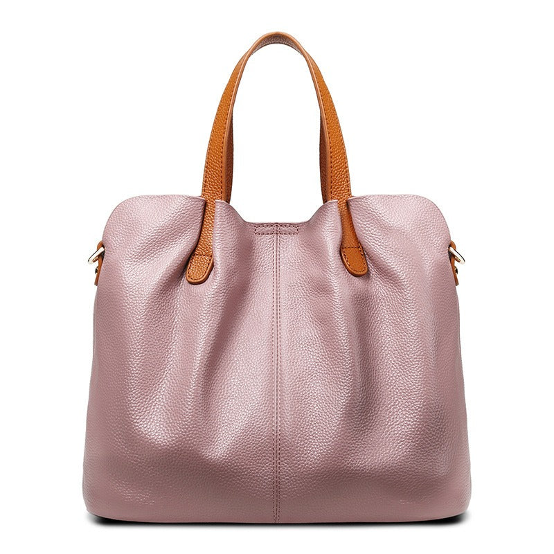 Velune Paris | Sacs à main en cuir véritable en cuir de vache de première couche grain litchi pour femmes