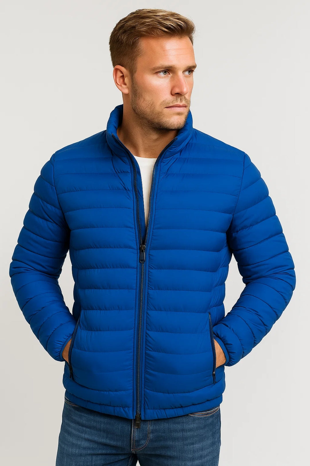 Veste homme | Matelassée | Légère | Automne | Coupe confortable