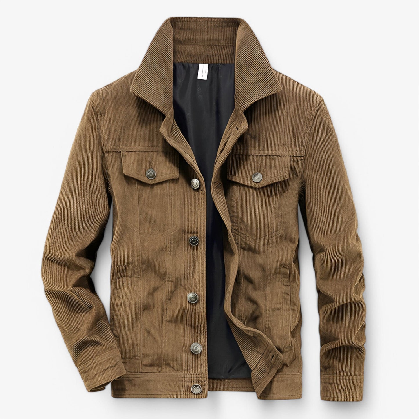 Giacca Uomo Vintage in Velluto - Khaki - abbigliamento uomo giacca giacca a coste giacca autunno giacca casual giacca formale giacca inverno giacca uomo giubbotti da uomo moda maschile stile senza tempo uomo velluto velluto vintage vintage - Concept Palermo