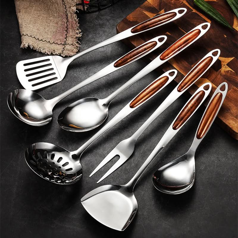 Chef Master | 7-delige RVS Keukenhulp Set – Ergonomische Grip