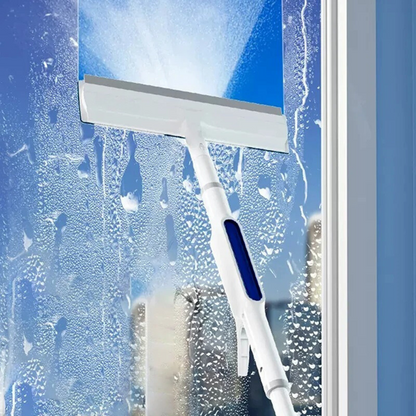 Ramenreiniger Met Telescoopsteel En Spray 3 In 1 Draaibaar 130cm | Restfield