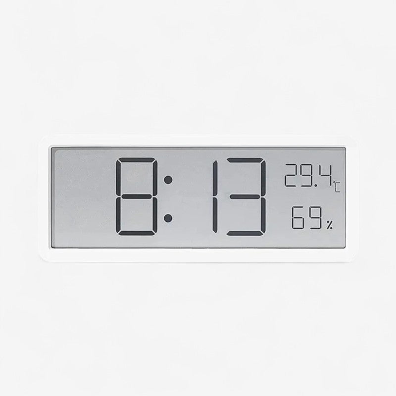 TimeEdge – Digitale LED Wandklok met Temperatuur- en Vochtigheidsweergave