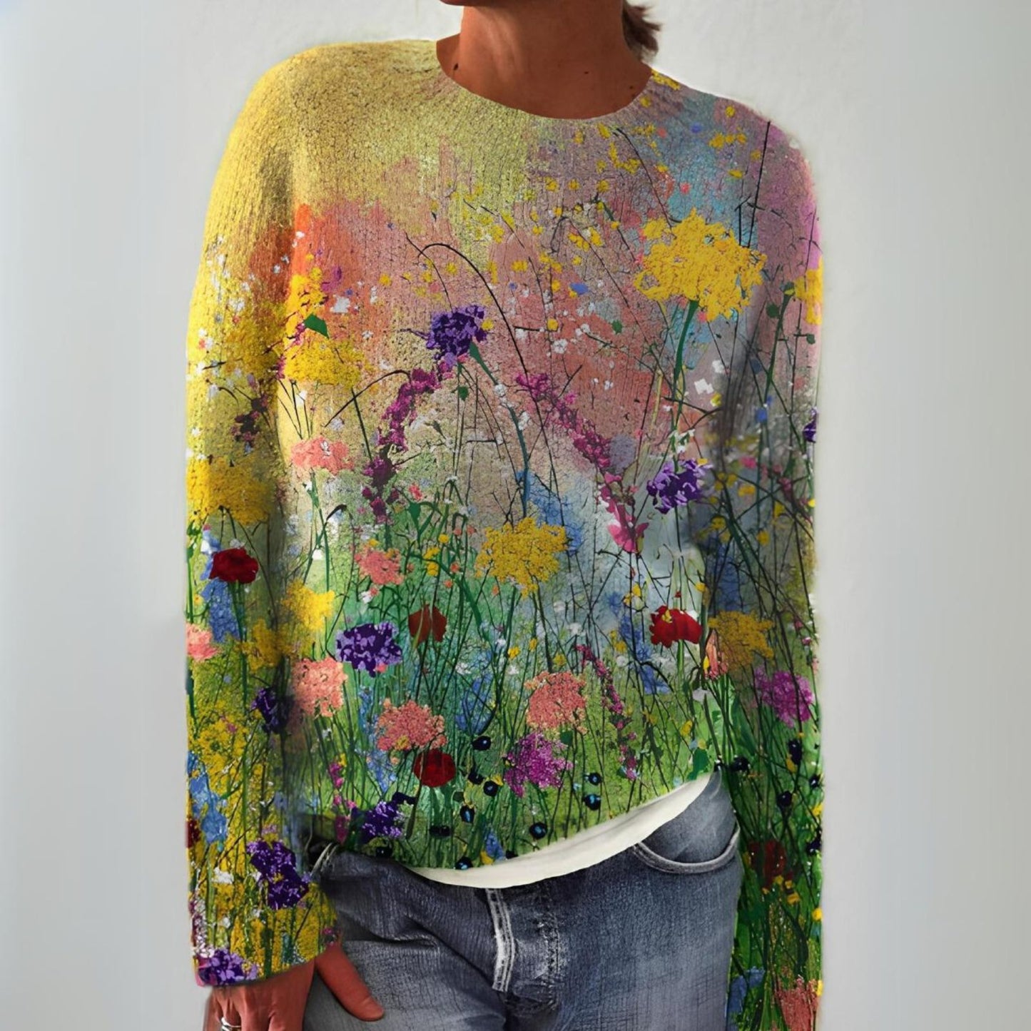 Grace | Vintage Islandstrikpullover