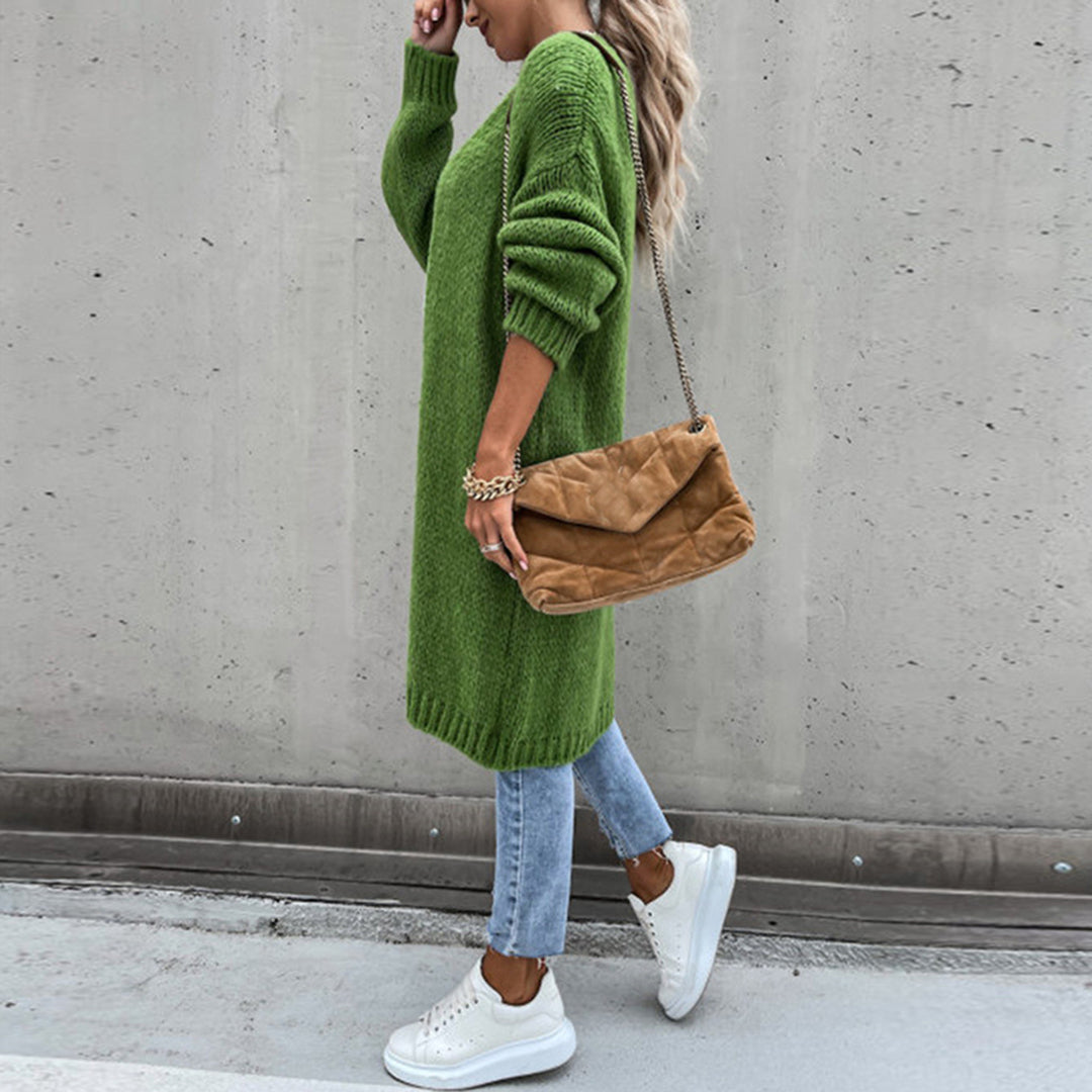 Lauren | Women relaxed fit Long Open Front cardigan