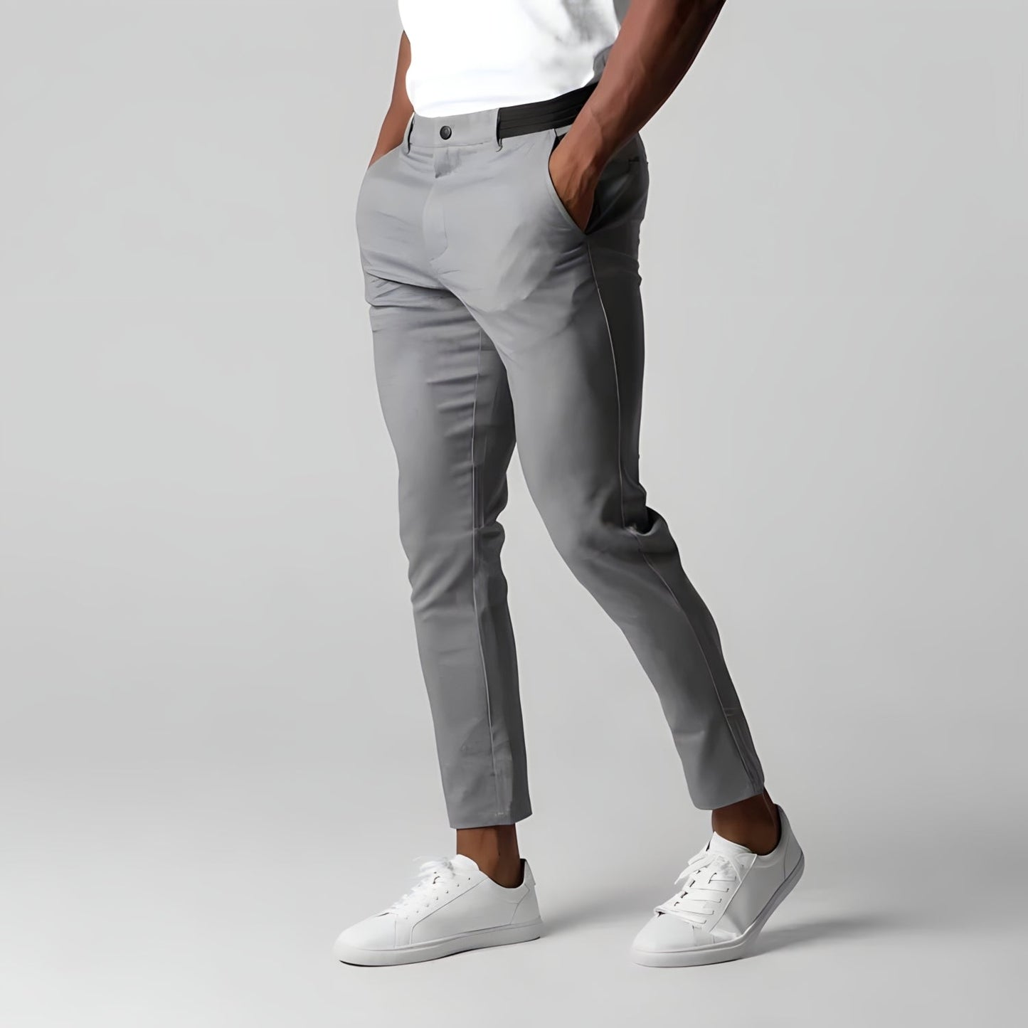 Chinos hombre elásticos elegantes cómodos – estilo moderno versátil diario