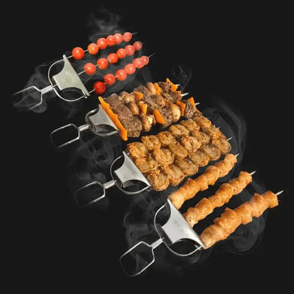 Grillspieß-Set mit Abstreifer (3er-Set) Zorenza