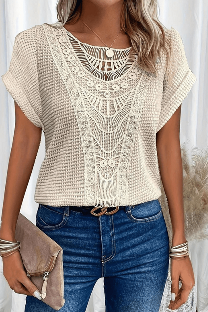 Nadine | Vintage Lace Detail Top