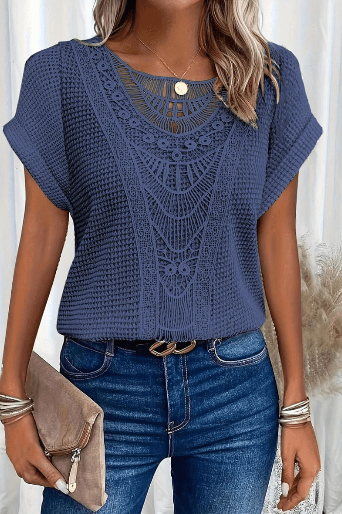 Nadine | Vintage Lace Detail Top