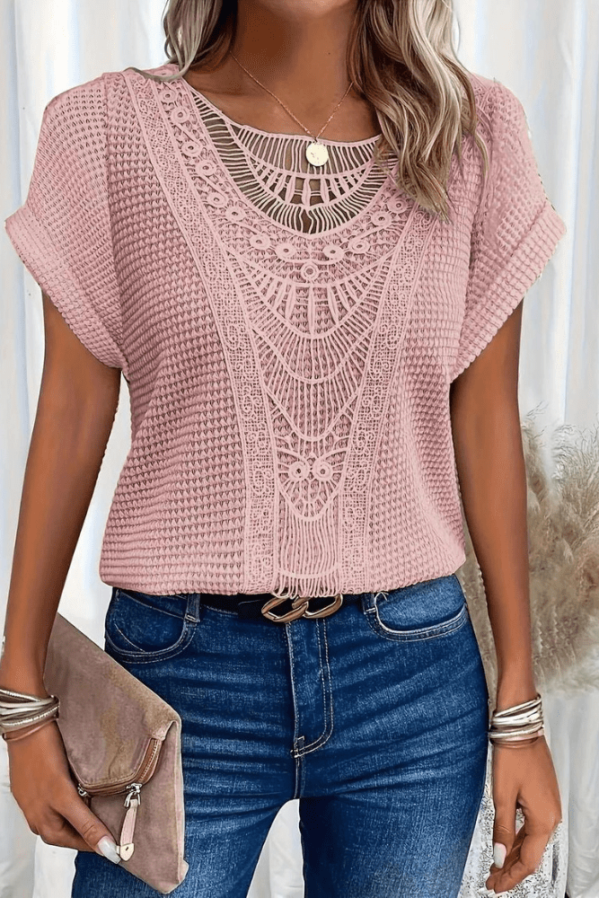 Nadine | Vintage Lace Detail Top
