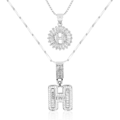 GemLetter Ketting - Initiaal Hanger met Luxe Glans