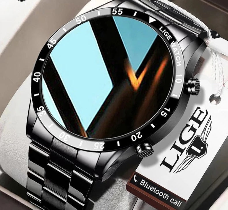 ChronoVivant - Luxuriöse Smartwatch für Herren | Multisport-Modus | Gesundheitsüberwachung