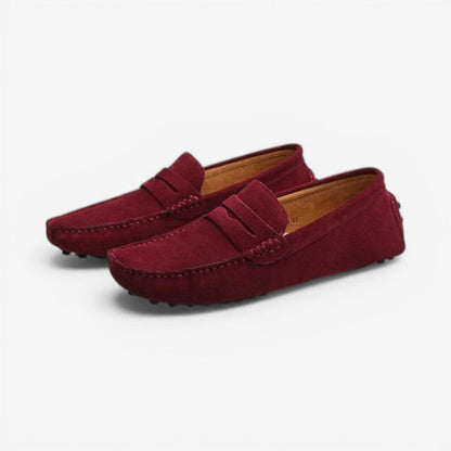 Julien – Chaussures à enfiler à bout rond Confortables au quotidien and antidérapantes