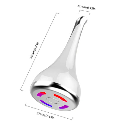 Facial Massager Magnetic Inductive Therapeutical Instrument Micro Face Lift Tighten Small Waist Dumbbell Spinner Beauty Devices