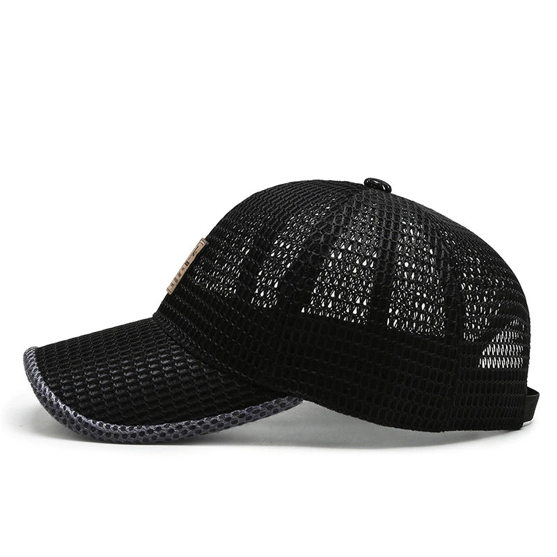 Casquette homme en maille respirante légère
