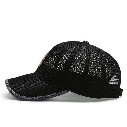 Casquette homme en maille respirante légère