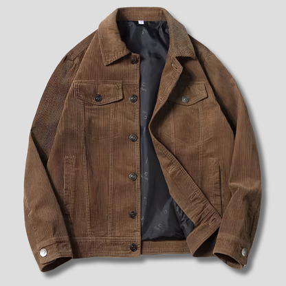 Ravian Chaqueta Hombre Pana | Cazadora con Cuello Estructurado