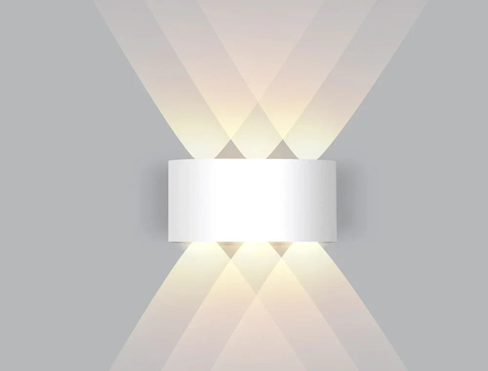 Innen-LED-Wandleuchte mit Auf-Ab-Licht – Warmweiß